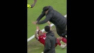 Tsimikas Collides with Klopp 😨 [upl. by Durrej]