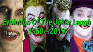 Evolution Of The Joker Laugh 1960  2019 [upl. by Htennek]