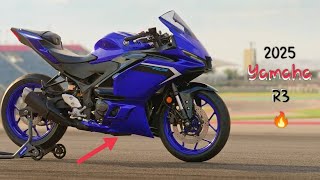 Finally 2025 Yamaha R3 🔥 is here  biggest update 2025yamahar3 [upl. by Friedland]