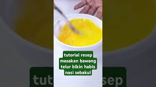 tutorial resep masakan bawang telur bikin habis nasi sebakul shorts resepmasakan [upl. by Ygief762]