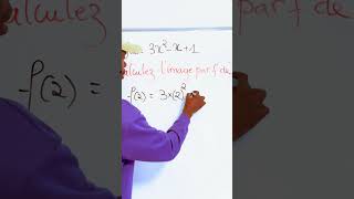 Calcul de l’image par une fonction mathes education mathstricks algebra [upl. by Fedirko]