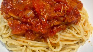 SAUCE TOMATE ITALIENNE MAISON POUR SPAGHETTIS  SIMPLE FACILE RAPIDE ET TROP BON 😉 [upl. by Claudelle]