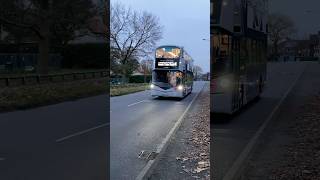 Wright StreetDeck Electroliner ‘YORK electric’ 4   Acomb Tudor Rd bus shorts [upl. by Nyltiak]