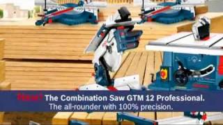 Bosch GTM 12 combinatiezaag [upl. by Irtimed]