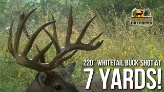 220 inch whitetail buck shot at 7 yards [upl. by Netta360]