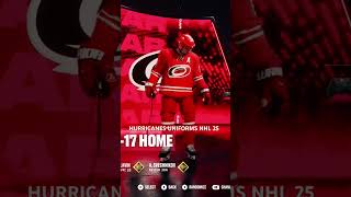 All Carolina Hurricanes uniforms in NHL 25 nhl25 shorts nhl carolinahurricanes [upl. by Aivatan438]