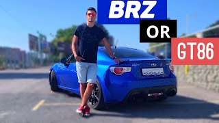 THE DIFFERENCES BETWEEN THE SUBARU BRZ amp TOYOTA GT86  AKRAPOVIC 🔥 [upl. by Marsiella]