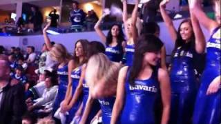 Bavaria Girls Kicked Out of Canucks Game [upl. by Ahsiled337]