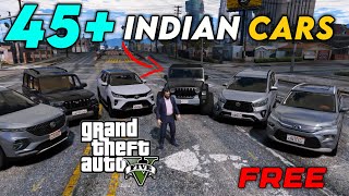 UPDATED How To Install 45 Indian Cars In GTA 5 For Free 2024  No Crash  GamerDrix [upl. by Kimmy]