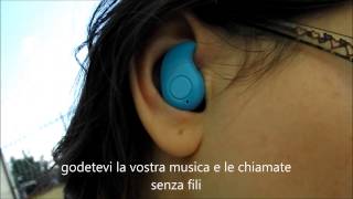 Mini Bluetooth 40 Auricolare Invisibile [upl. by Eerised395]