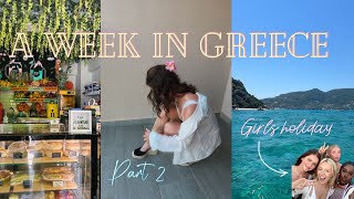 A WEEK IN GREECE Zante part 2  Girls holiday vlog [upl. by Aydidey]