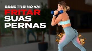 TREINO PARA FRITAR AS PERNAS EM CASA [upl. by Haimorej]