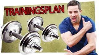 Trainingsplan Ganzkörpertraining  Für zu Hause [upl. by Kaitlynn270]