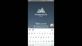 Mining gratis menggunakan HP Android terbaru menggunakan MinerGate [upl. by Deerc]