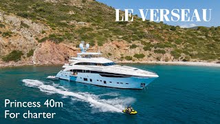 LE VERSEAU  Princess 40m Yacht for Charter [upl. by Tapes902]