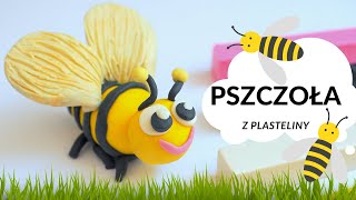 Pszczoła z plasteliny zobacz jak krok po kroku ulepić pszczołę praca plastyczna [upl. by Ahsemak]