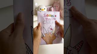 Sanrio nails blind bag unbox ചെയ്യാം diy craft shorts asmr blindbag [upl. by Nylodnewg360]