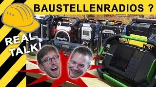 BESTES BAUSTELLENRADIO TEST KAUFBERATUNG amp VERGLEICH  Makita Bosch Festool DeWalt Radio [upl. by Luby]