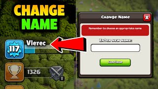 How To Change Name In Clash of Clans 2024 [upl. by Magena]