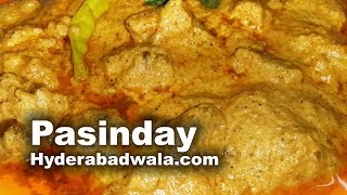 Pasanday Recipe Video – Hyderabadi Mutton Pasinde – simple amp Easy cooking [upl. by Odnarb]