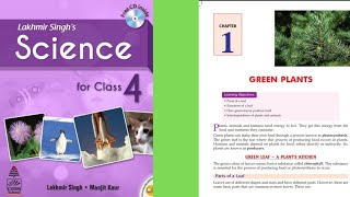 LAKHMIR SINGH SCIENCE BOOK FOR CLASS 4 CHAPTER 1 GREEN PLANTS [upl. by Ylurt713]