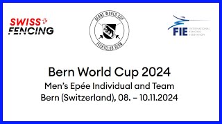 Bern 2024 Epee Team World Cup  Piste Blue [upl. by Kirshbaum205]