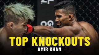 Amir Khan’s Top Knockouts  ONE Highlights [upl. by Ellora]