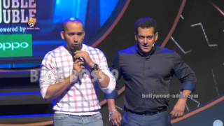 Salman Khan  Ali Quli Mirza On Stage Masti  BIGG BOSS 9 Launch 2015 [upl. by Barrie]