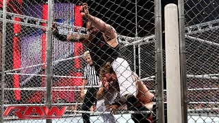 Chris Jericho vs Bray Wyatt – Steel Cage Match Raw Sept 8 2014 [upl. by Peria]