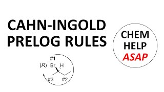 CahnIngoldPrelog rules for assigning stereocenters [upl. by Aicilav]