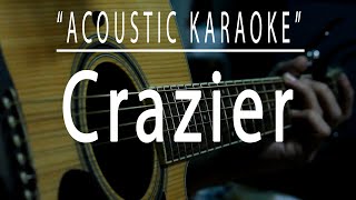 Crazier  Acoustic karaoke Taylor Swift [upl. by Ralat459]