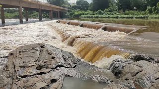 RIO SALGADO SITUAÇÃO ATUAL EM AURORA CEARÁ ÁGUAS PARA AÇUDE CASTANHÃO 09032024 [upl. by Eittam999]