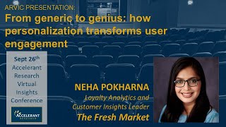 Accelerant Research Virtual Insights Conference  Neha Pokharna [upl. by Estele]