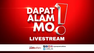 Dapat Alam Mo Livestream October 8 2024  Replay [upl. by Rovert]