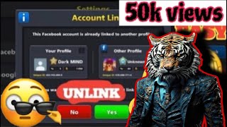 How To Unlink Facebook Account In 8 Ball Pool  How To Link Facebook In 8 Ball Pool  PSK 8BP YT [upl. by Georgeanna]