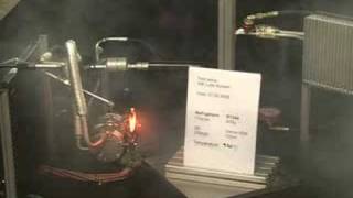 R134a flammability test  970° Celsius [upl. by Mcquade]