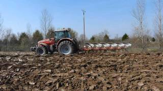 Labour avec Massey Ferguson 8670 et charrue GampB [upl. by Schug]