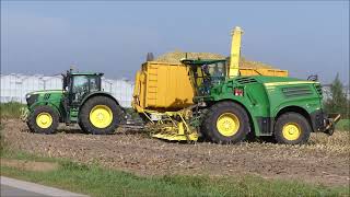 Aernouts  Tax mais hakselen 2023 2  John Deere 8600 [upl. by Aoh]