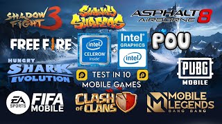 Celeron N4000  UHD 600 Test in 10 Mobile Games  LDPlayer [upl. by Vanhomrigh348]