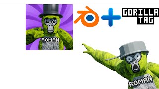 How to make your very own Gorilla Tag Blender Profile Picture Tutorial [upl. by Tilney5]