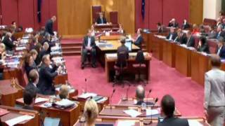 West Papua  Question and Motion to the Senate Nov 1st 2011 [upl. by Aslehc]