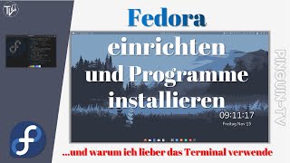 Fedora einrichten und Software installieren fedora linux software [upl. by Lairret]