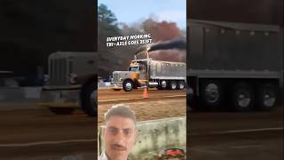 Everyday TriAxle Pulls 279 MPH bigrig youtubeshorts [upl. by Ashla]