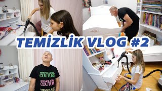 FOÅUR FOÅUR TEMÄ°ZLÄ°K VLOG 2  LÄ°NANIN ODASININ YERÄ°NÄ° DEÄÄ°ÅTÄ°RÄ°YORUZ [upl. by Meill]