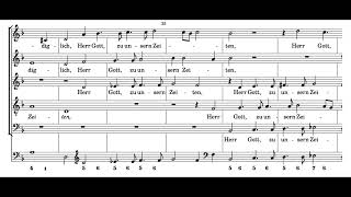 Verleih uns Frieden H Schütz Score Animation [upl. by Budwig]