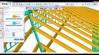 Creating a pitched roof in Sketchup using PlusSpec doing a BOQ or feasibility study [upl. by Aytnahs344]