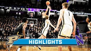 Purdue at Northwestern  Highlights  Big Ten Mens Basketball  Dec 1 2023 [upl. by Iral330]