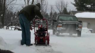 Tecumseh Snow King Carburetor Repair Video on TroyBilt Snow Blower part 7 [upl. by Willa]