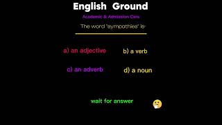 The word Sympathies means admission english [upl. by Aldred]