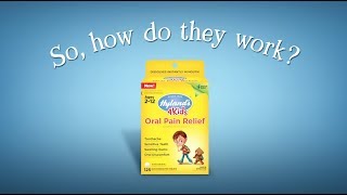 Hylands 4Kids Oral Pain Relief Tablets  How Do They Work [upl. by Selbbep]